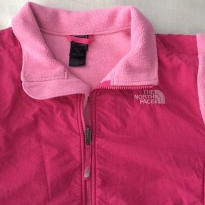 The North Face pink Fleece Childs XL ( Adult XS/S)